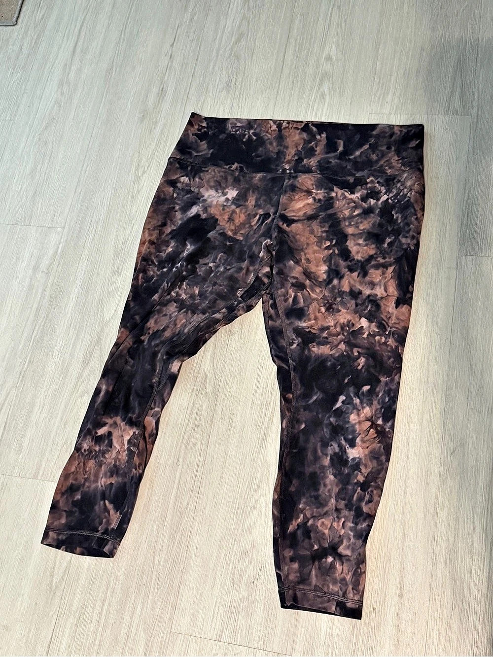 lululemon Align Pant 28" *Diamond Dye Leggings, Brown & Black